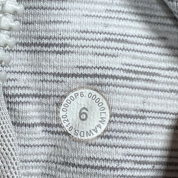 Lululemon Define Jacket Womens 6 Gray Pattern Active Athletic Zip Stretch Casual - Picture 12 of 13